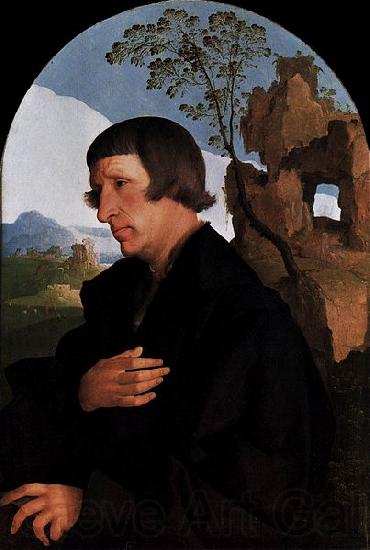 Jan van Scorel Portrait of a Man Spain oil painting art